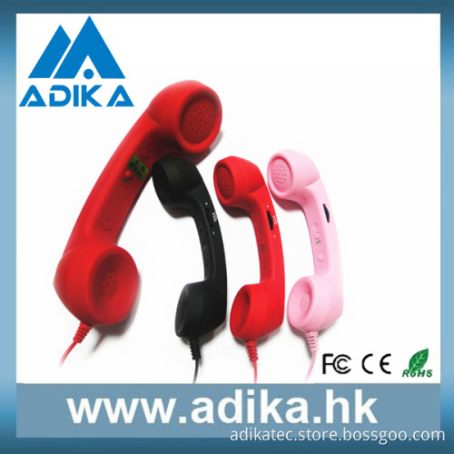 Retro Mobile Phone Receiver with Pick-up Hang-up Volume Control Function
